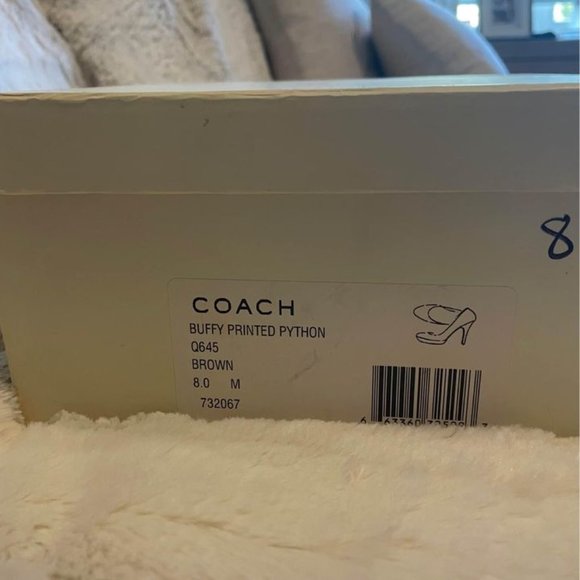 Coach pumps - Python size 8 - Picture 3 of 4